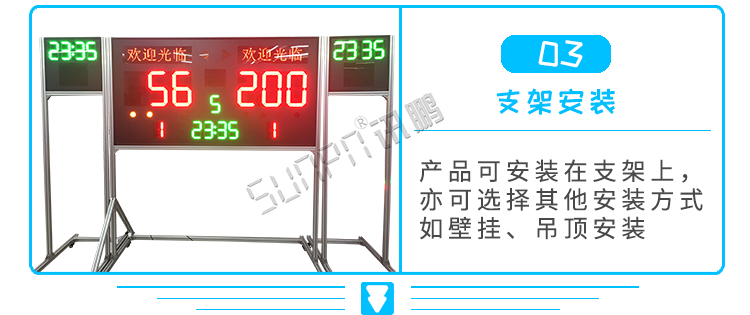 LED計(jì)分牌顯示系統(tǒng)安裝