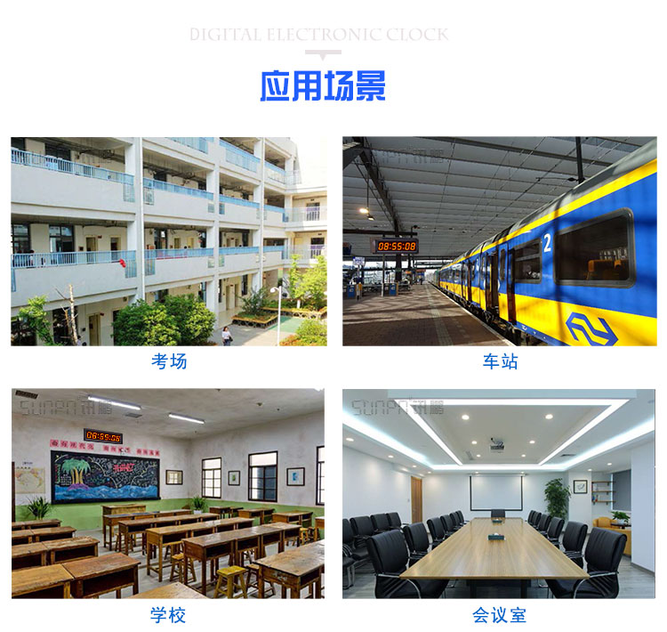 LED電子時鐘顯示屏應用場景