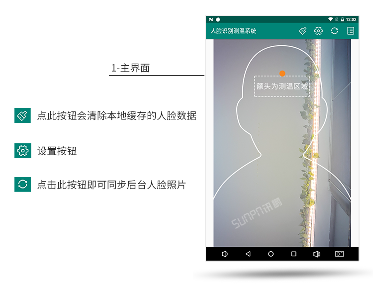 人臉識別測溫一體機軟件介紹