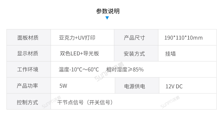 智慧廁所-廁位狀態(tài)感應(yīng)參數(shù)說明